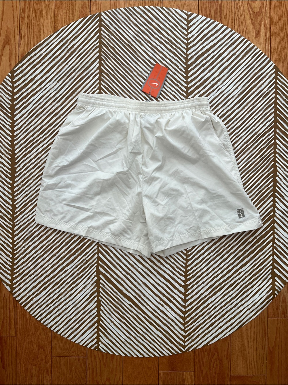 Y2K Nike Court White Athletic Shorts